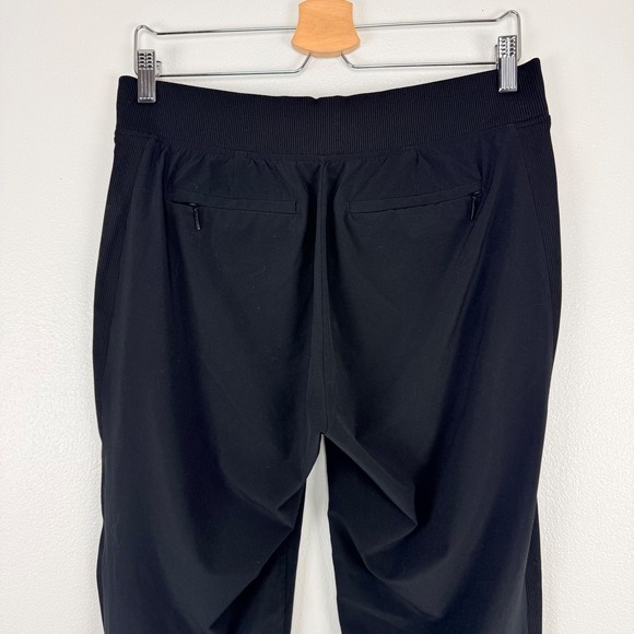 Athleta Brooklyn Ankle Pants Black Womens 6 Athletic Pull On Pockets Lightweight - Picture 8 of 16